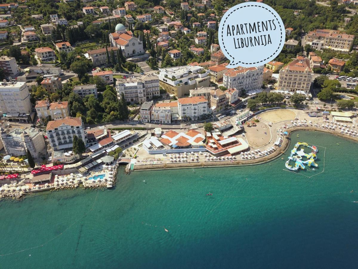Apartments Liburnija أوباتيا المظهر الخارجي الصورة